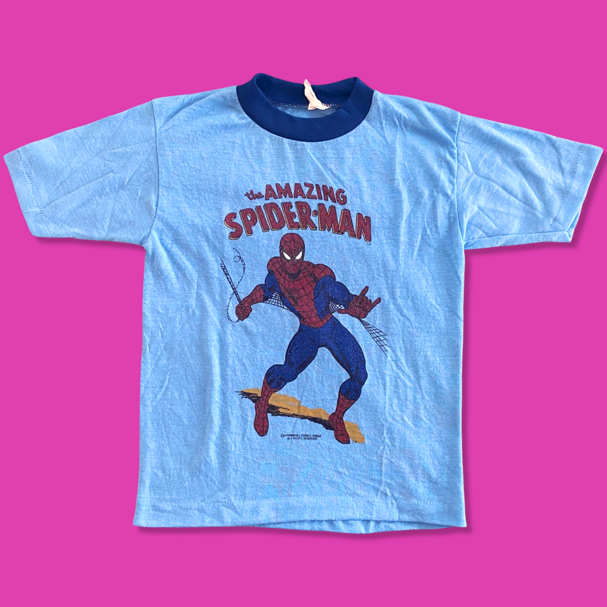 vintage spiderman t shirt